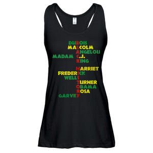 Black History Historic Leaders Proud American Ladies Essential Flowy Tank