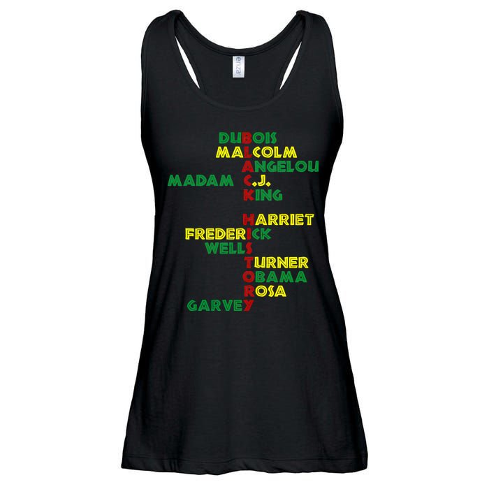 Black History Historic Leaders Proud American Ladies Essential Flowy Tank