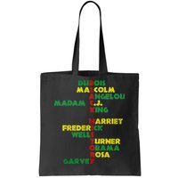 Black History Historic Leaders Proud American Tote Bag