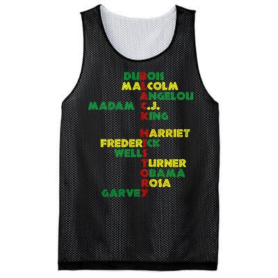 Black History Historic Leaders Proud American Mesh Reversible Basketball Jersey Tank