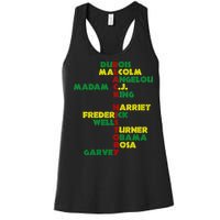 Black History Historic Leaders Proud American Women's Racerback Tank