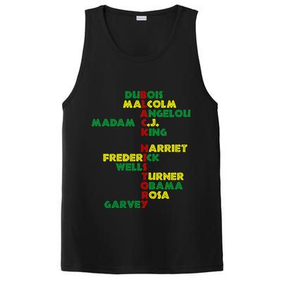 Black History Historic Leaders Proud American PosiCharge Competitor Tank