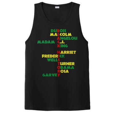 Black History Historic Leaders Proud American PosiCharge Competitor Tank