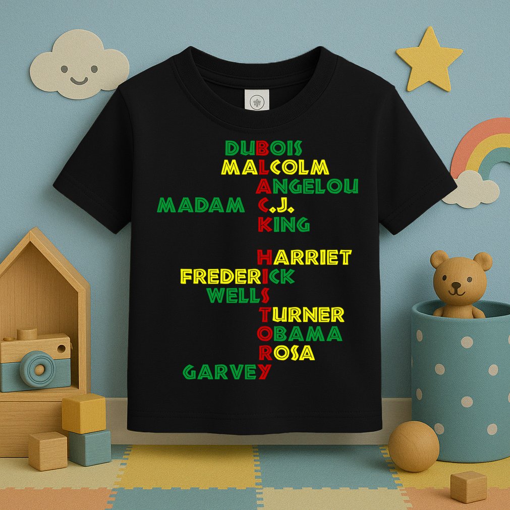 Black History Historic Leaders Proud American Toddler T-Shirt