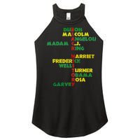 Black History Historic Leaders Proud American Women's Perfect Tri Rocker Tank