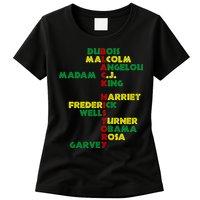 Black History Historic Leaders Proud American Women's T-Shirt