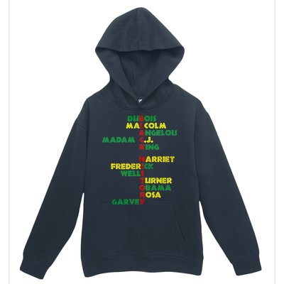 Black History Historic Leaders Proud American Urban Pullover Hoodie