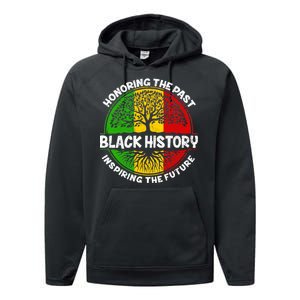 Black History Honoring The Past Performance Fleece Hoodie