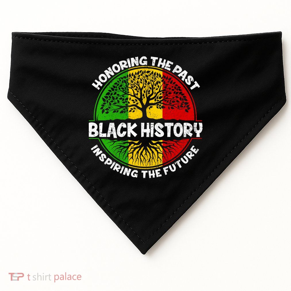 Black History Honoring The Past USA-Made Doggie Bandana