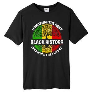 Black History Honoring The Past Tall Fusion ChromaSoft Performance T-Shirt