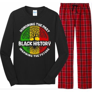 Black History Honoring The Past Long Sleeve Pajama Set