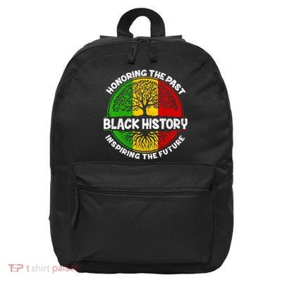 Black History Honoring The Past 16 in Basic Backpack