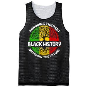 Black History Honoring The Past Mesh Reversible Basketball Jersey Tank