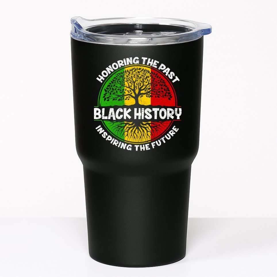 Black History Honoring The Past Tumbler