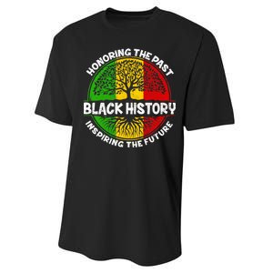 Black History Honoring The Past Performance Sprint T-Shirt