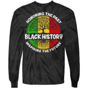 Black History Honoring The Past Tie-Dye Long Sleeve Shirt