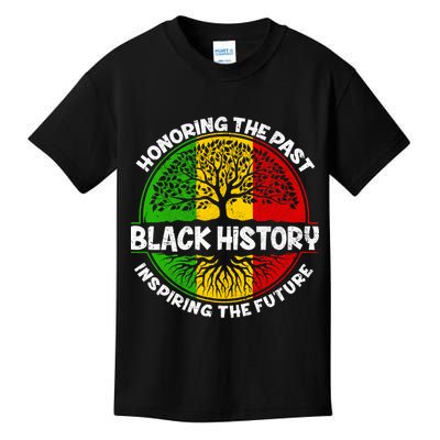Black History Honoring The Past Kids T-Shirt