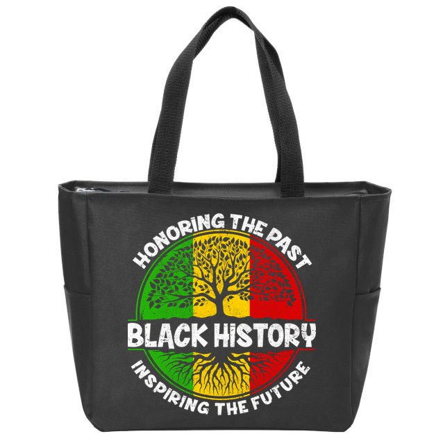 Black History Honoring The Past Zip Tote Bag