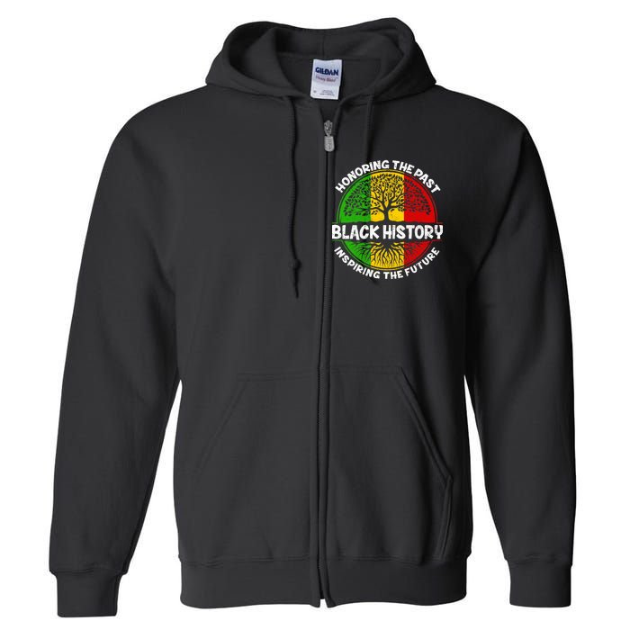 Black History Honoring The Past Full Zip Hoodie