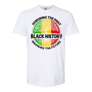 Black History Honoring The Past Softstyle CVC T-Shirt