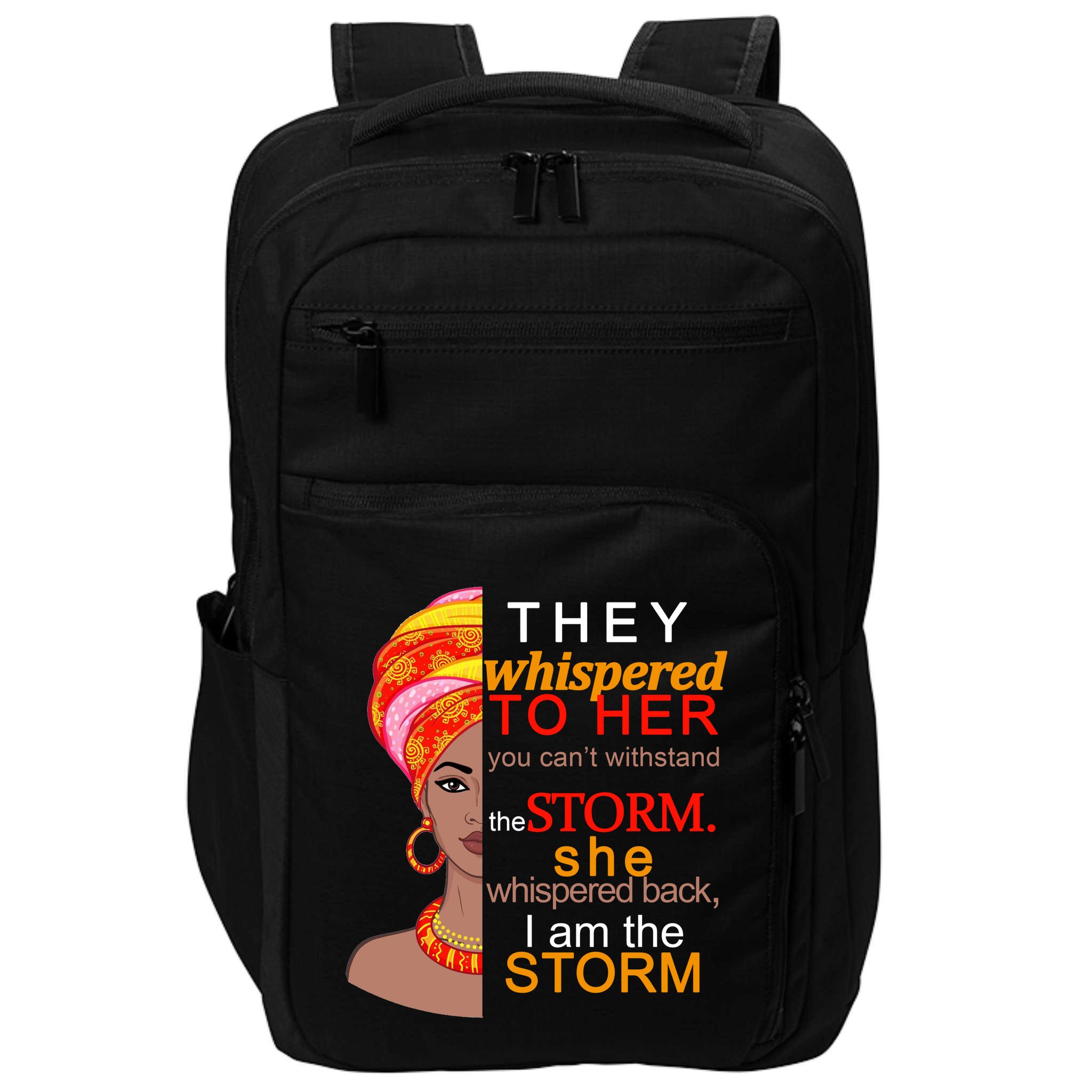 Black History I Am The Storm  Impact Tech Backpack
