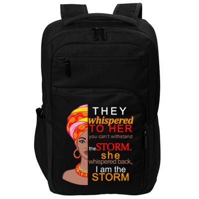 Black History I Am The Storm  Impact Tech Backpack