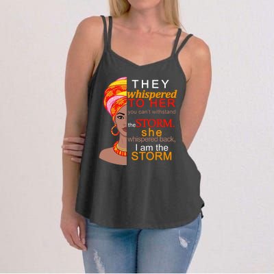 Black History I Am The Storm  Women's Strappy Tank