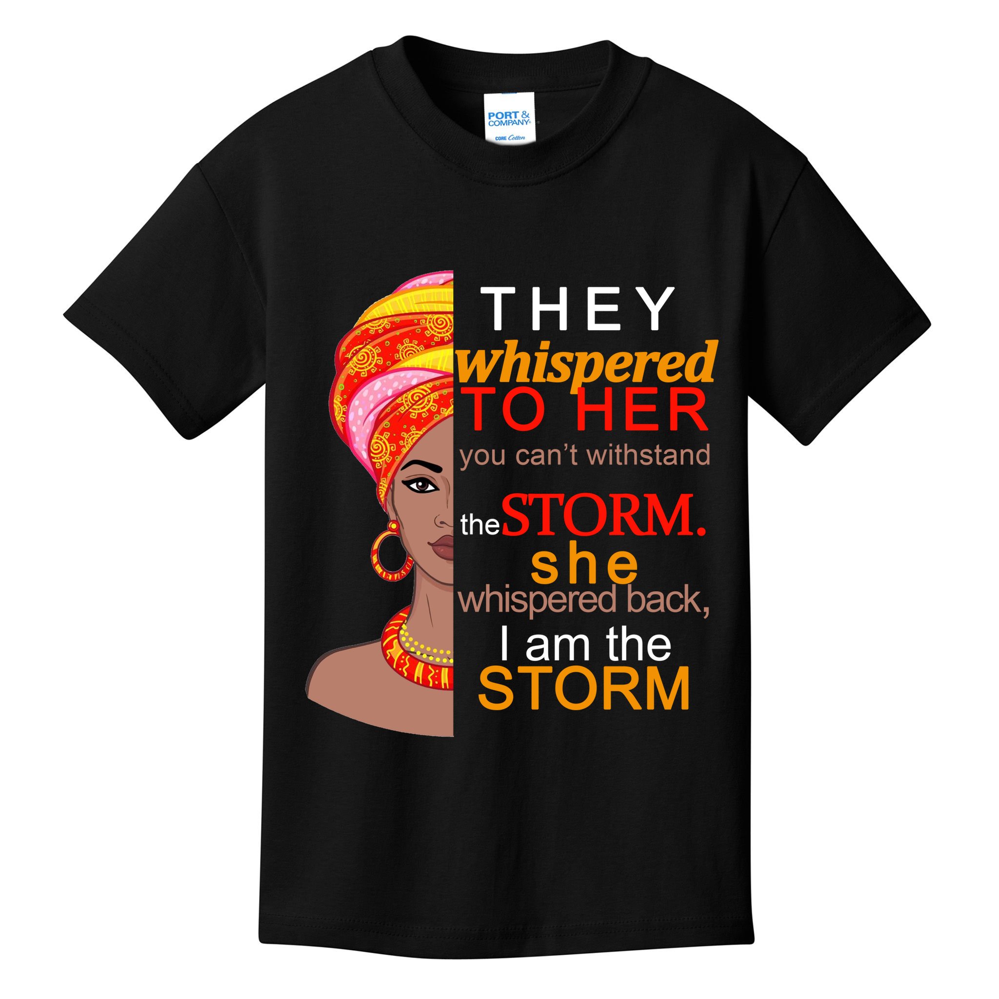 Black History I Am The Storm  Kids T-Shirt