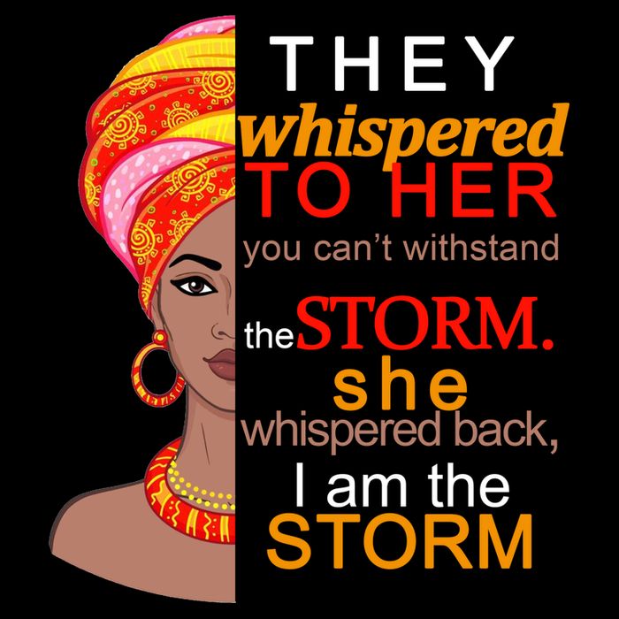 Black History I Am The Storm  Zip Tote Bag