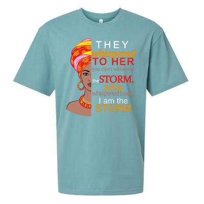 Black History I Am The Storm  Sueded Cloud Jersey T-Shirt