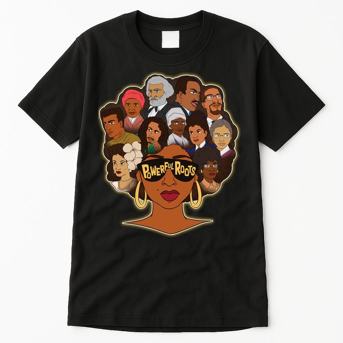 Black History I Love My Powerful Roots Tall T-Shirt