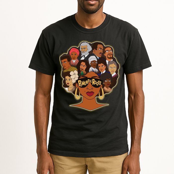Black History I Love My Powerful Roots Tall T-Shirt