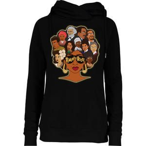 Black History I Love My Powerful Roots Womens Funnel Neck Pullover Hood