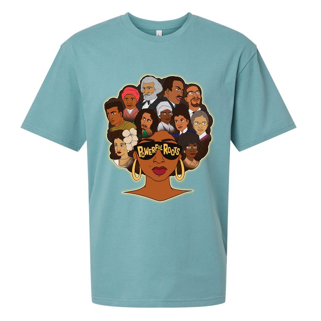 Black History I Love My Powerful Roots Sueded Cloud Jersey T-Shirt