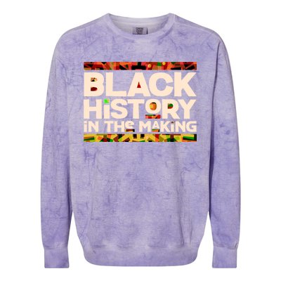 Black History In The Making Colorblast Crewneck Sweatshirt