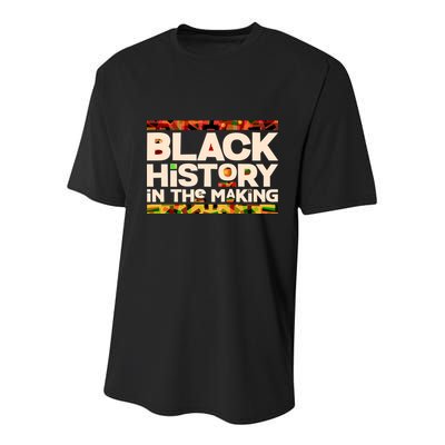 Black History In The Making Youth Performance Sprint T-Shirt