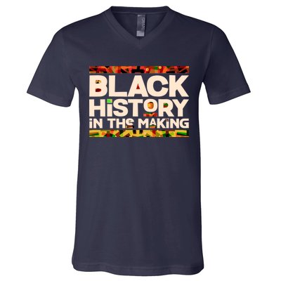 Black History In The Making V-Neck T-Shirt