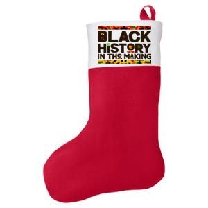 Black History In The Making Felt Holiday Christmas Stocking