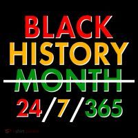 Black History Is 24/7/365 More Than A Month Stripe Pom Pom Beanie