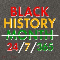 Black History Is 24/7/365 More Than A Month Cotton Canvas Backpack