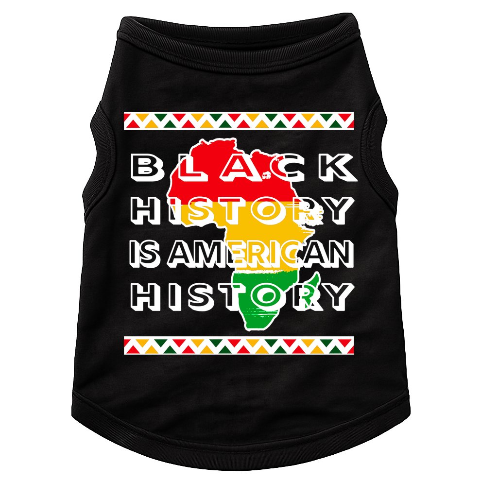 Black History Is American History Doggie Tank