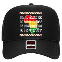 Black History Is American History High Crown Mesh Back Trucker Hat