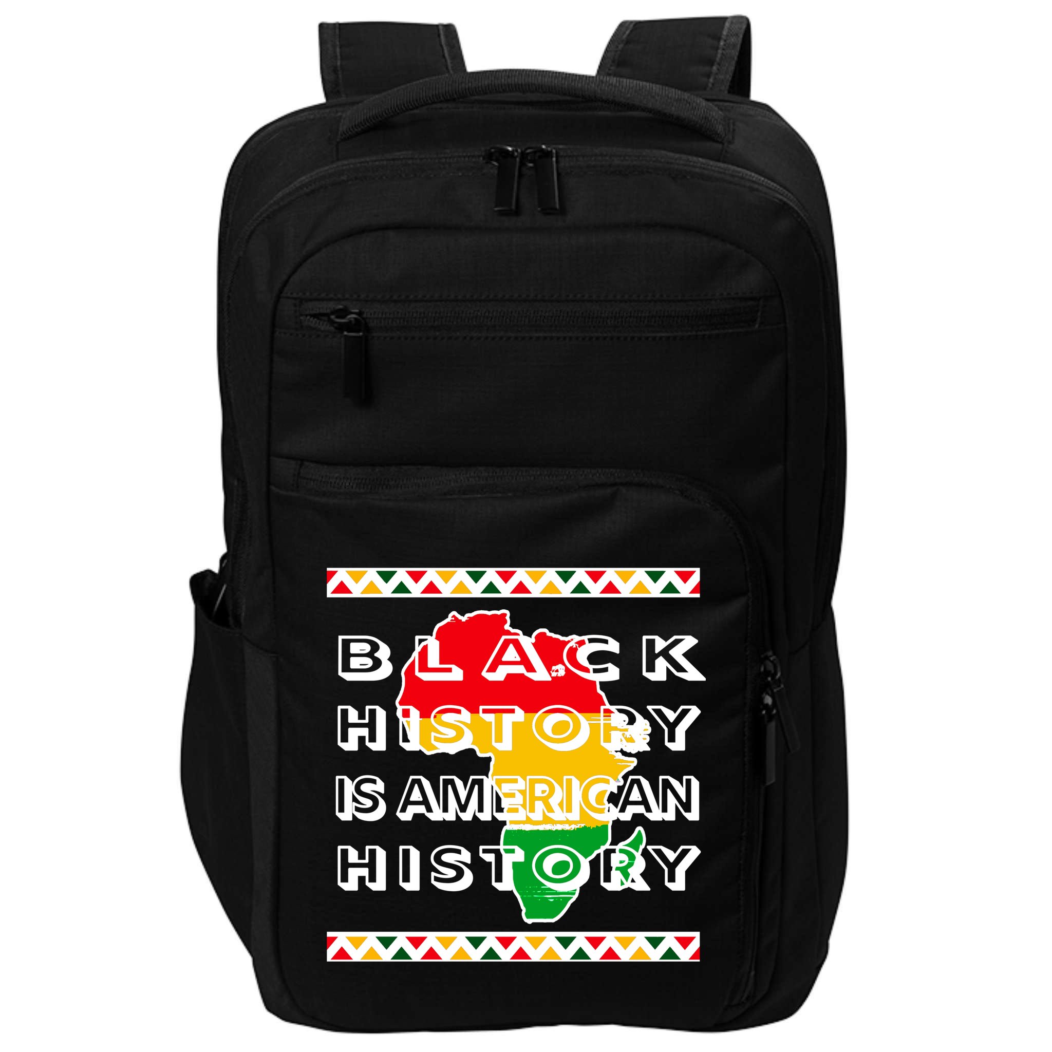 Black History Is American History Impact Tech Backpack