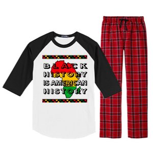 Black History Is American History Raglan Sleeve Pajama Set