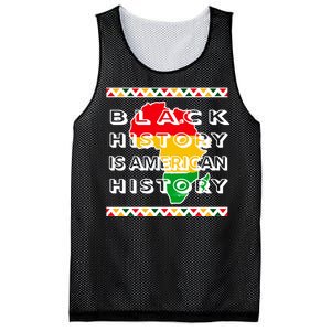 Black History Is American History Mesh Reversible Basketball Jersey Tank