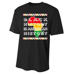 Black History Is American History Performance Sprint T-Shirt