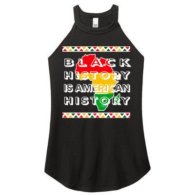 Black History Is American History Women's Perfect Tri Rocker Tank