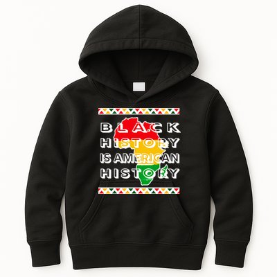 Black History Is American History Kids Hoodie