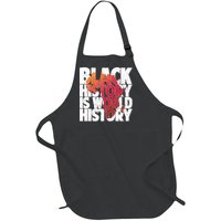 Black History Is World History Full-Length Apron With Pockets