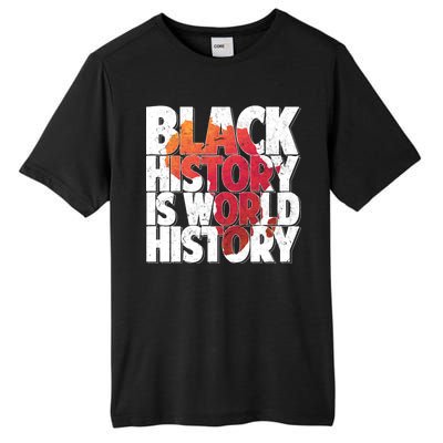 Black History Is World History Tall Fusion ChromaSoft Performance T-Shirt